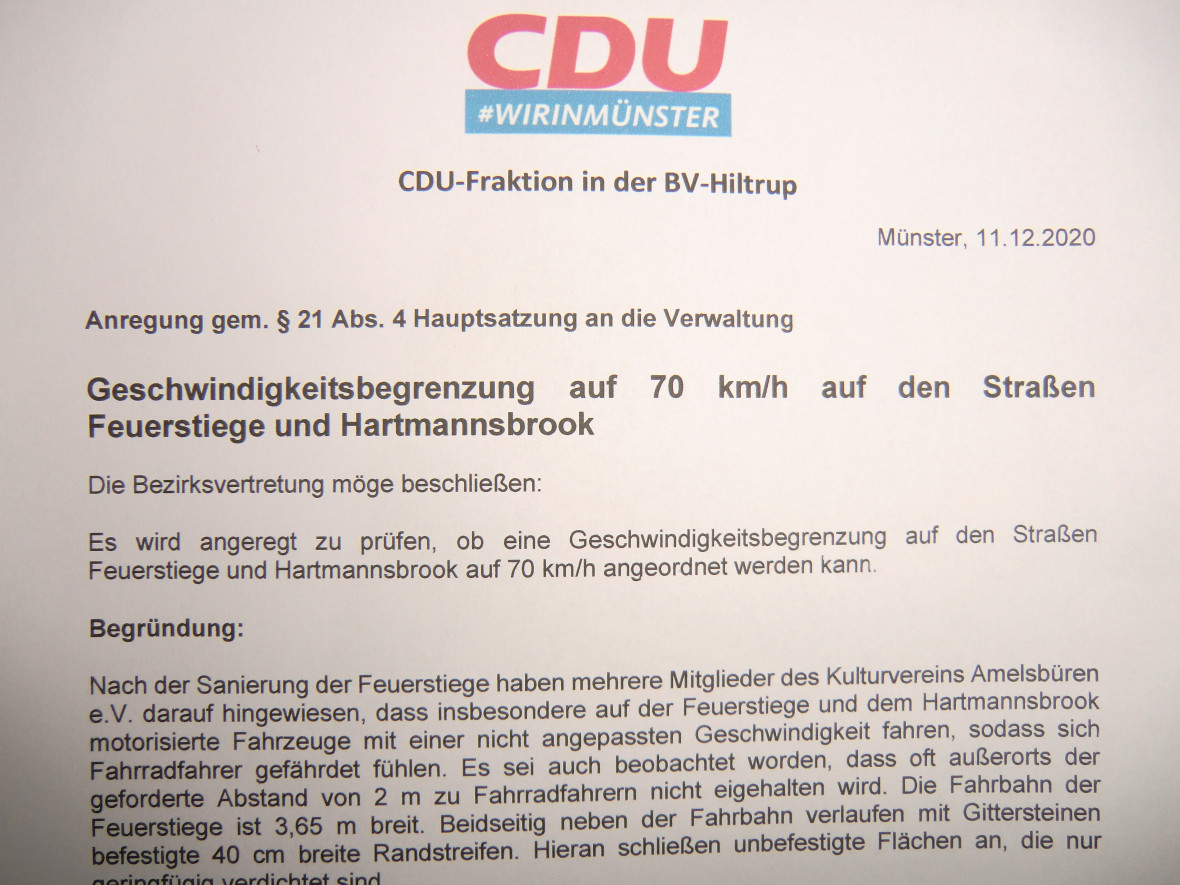 Ein alter CDU-Antrag